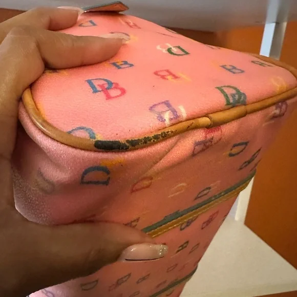 Dooney & Bourke Pink Multicolor Shoulder Bag - Picture 12 of 14
